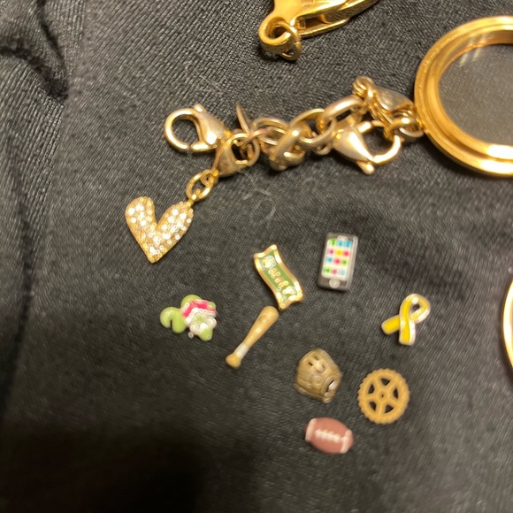 Origami Owl bezel w/many accessories - Picture 2 of 9